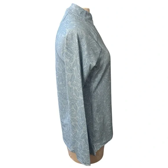 Peter Millar Printed Raglan Sleeve Perth Layer Quarter Zip - Medium - Picture 2 of 8